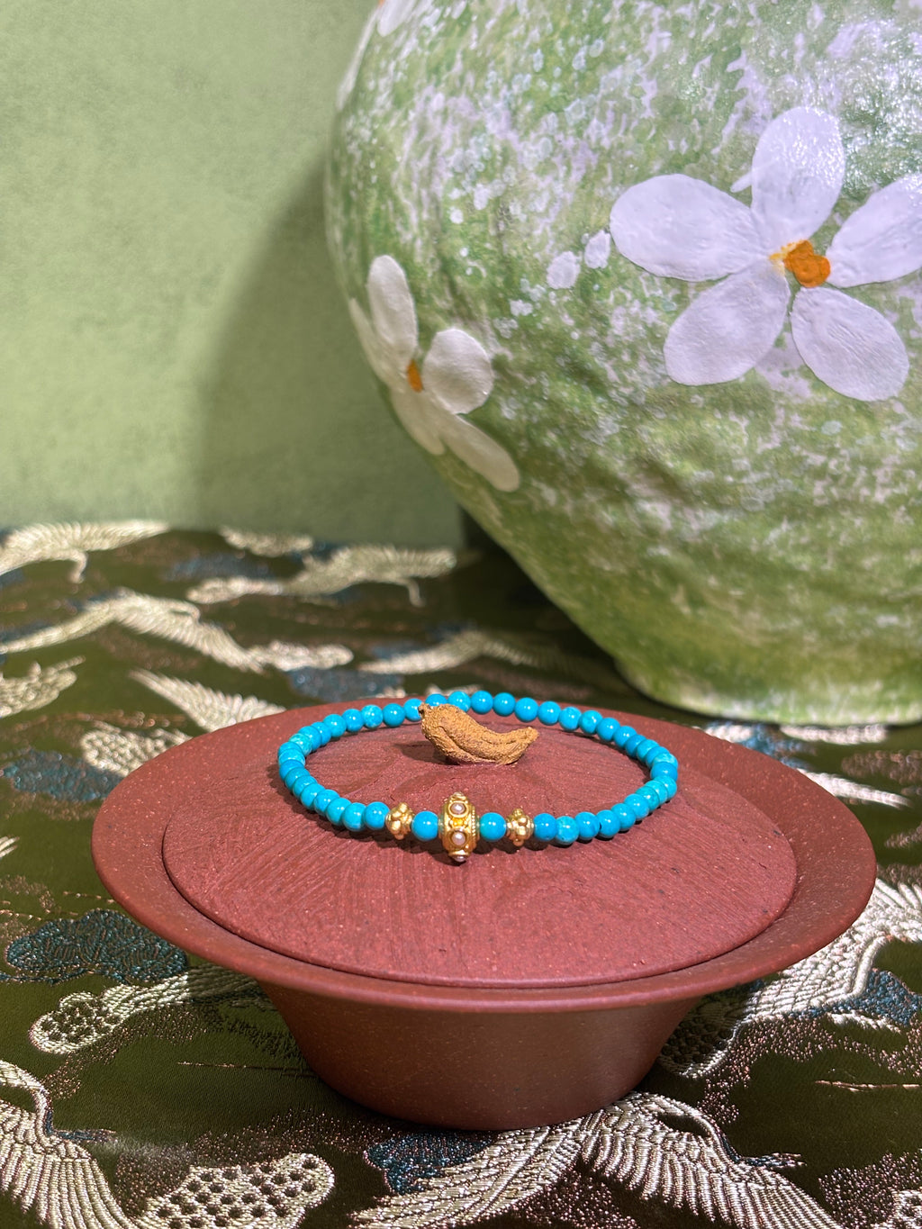 Original handmade magnesite bracelet