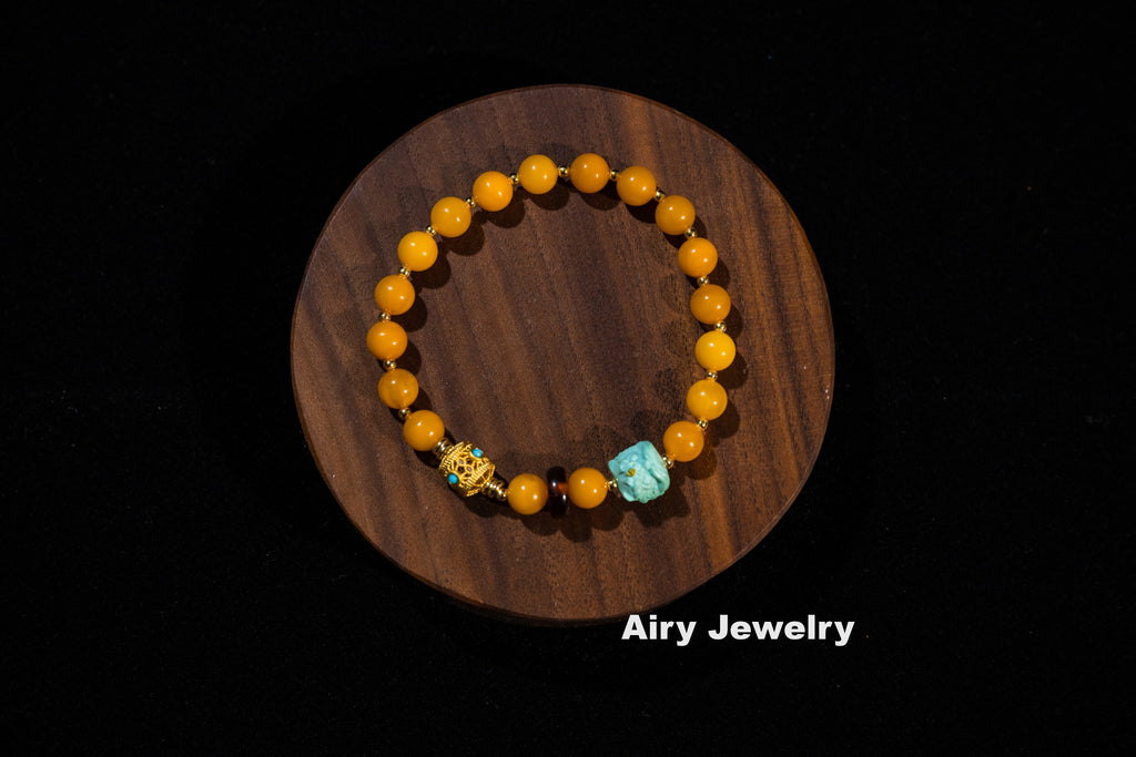 Natural Amber Original Fashion Bracelet